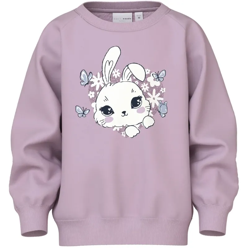Name It Winsome Orchid Bunny Venus Regular Sweatshirt Billig