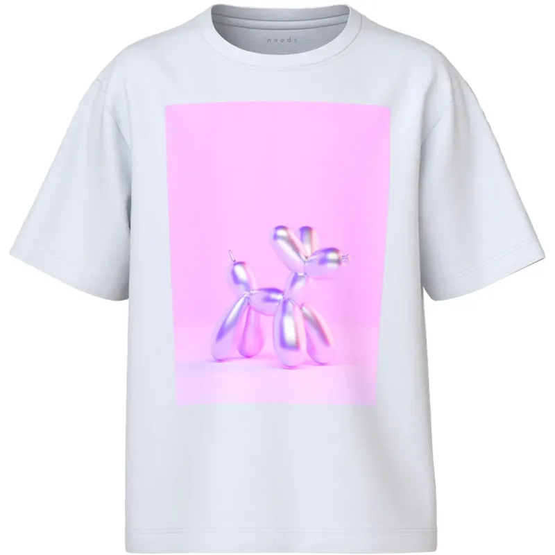 Name It Bright White Votea Regular T-Shirt Lägg i varukorgen