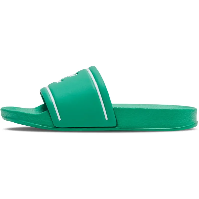 Hummel Green/White Pool Slide Jr Nyhet