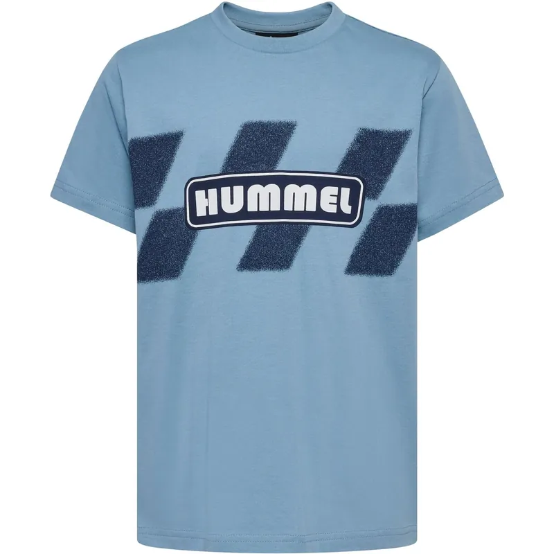 Expressleverans Hummel Faded Denim Pets T-Skjorta S/S