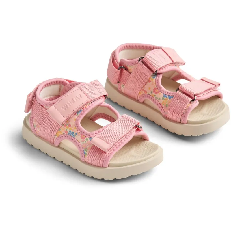 Wheat Multi Flowers Sandal Mandy Köp online