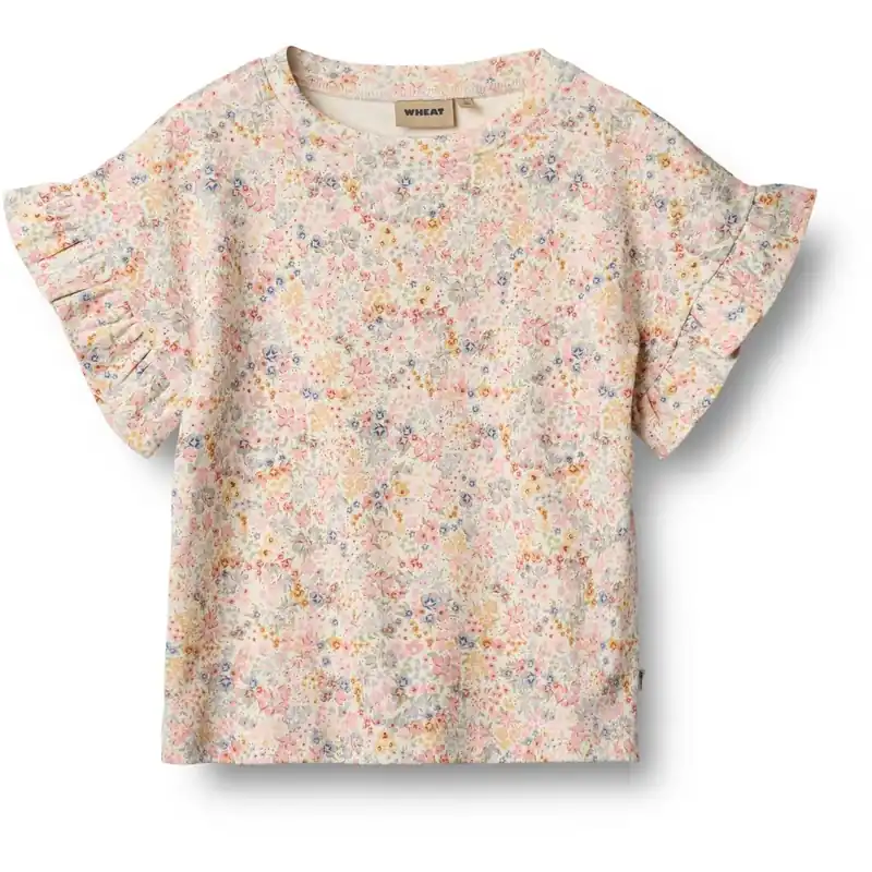 Wheat Bright Flowers T-Skjorta S/S Ally Billigare