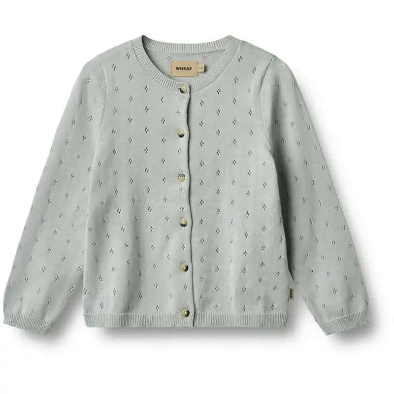 Rabatter Wheat Soft Blue Stickad Cardigan Maia