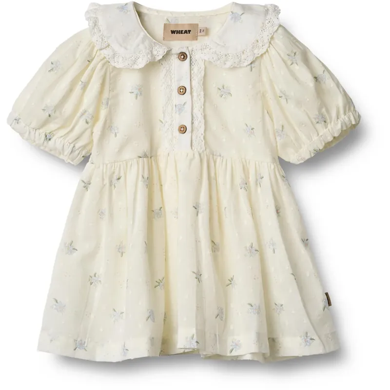 Kampanj Wheat Blue Flowers Klänning S/S Adele