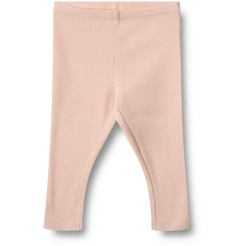 Wheat Powder Rib Leggings Maddy Sista chansen
