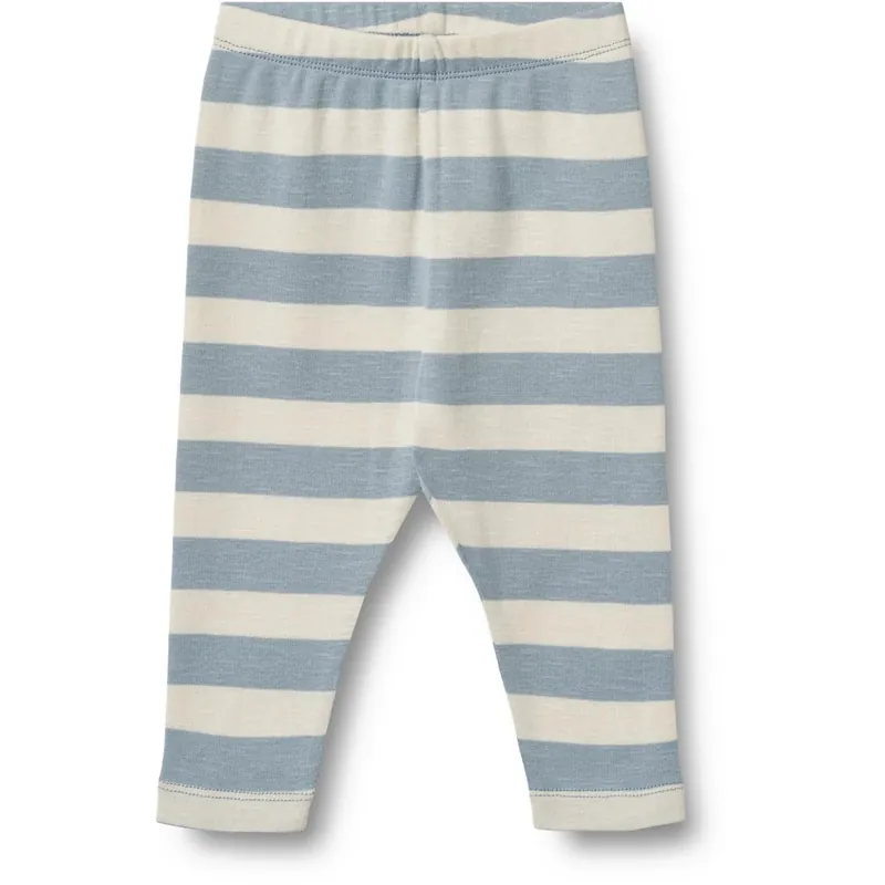 Köp nu Wheat Calm Blue Stripe Jersey Leggings Silas