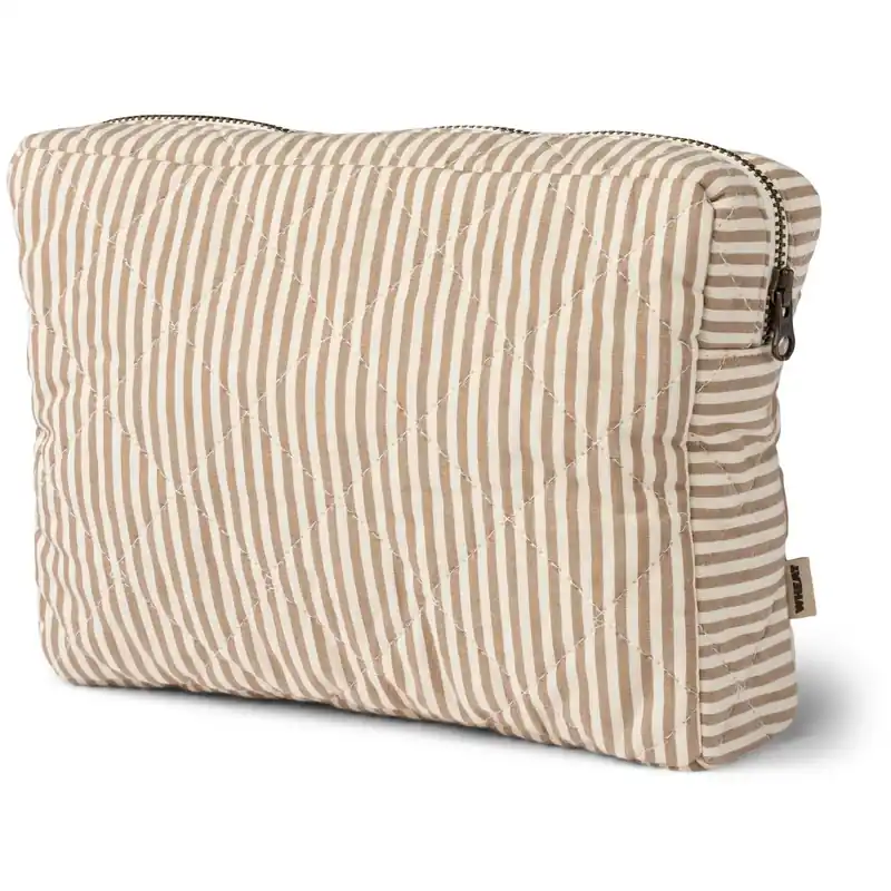Snabb leverans Wheat Cappucino Stripe Wash Väska Small Ziggy