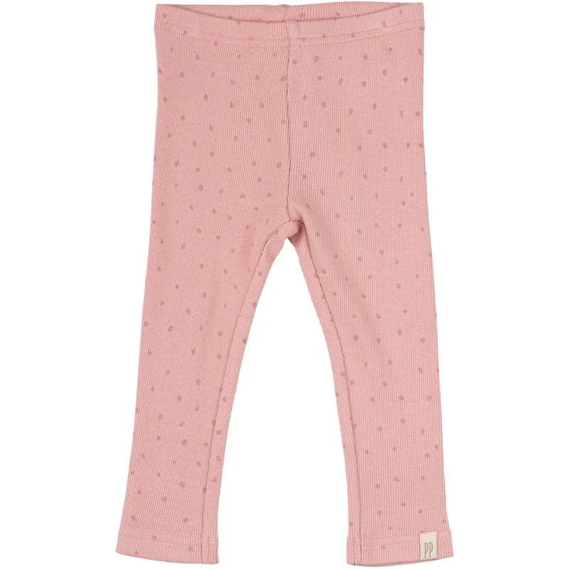 Petit Piao Bright Rose Leggings Modal Dot Trygg betalning