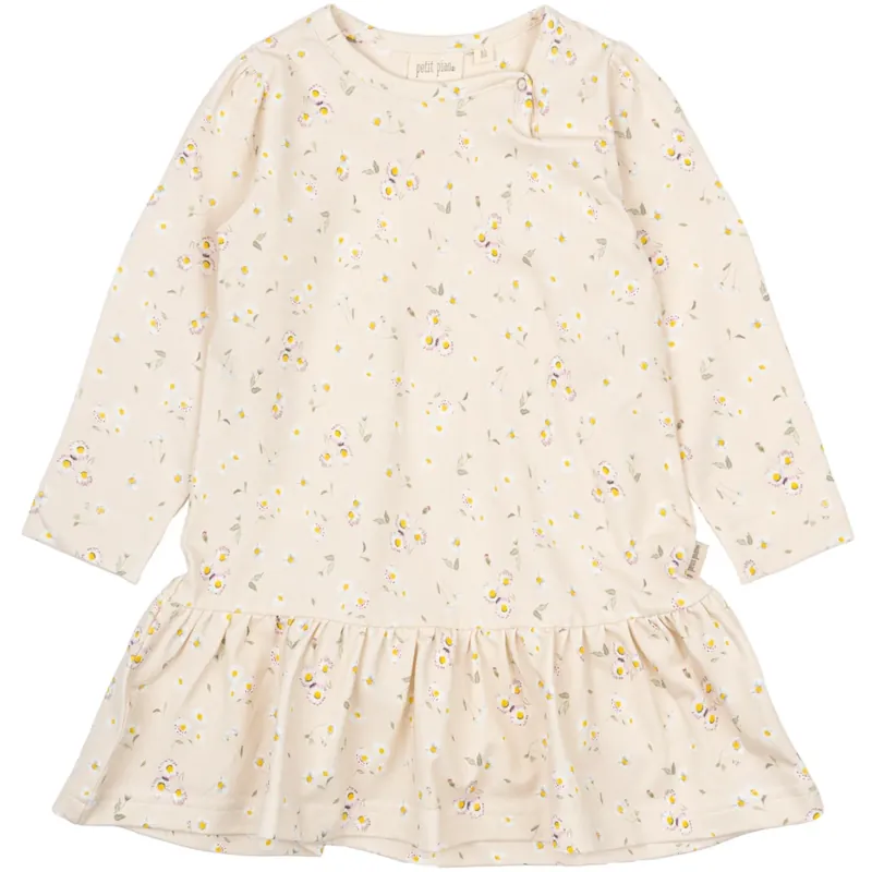 Petit Piao Bellis Aop Klänning L/S Gather Printed Handla nu