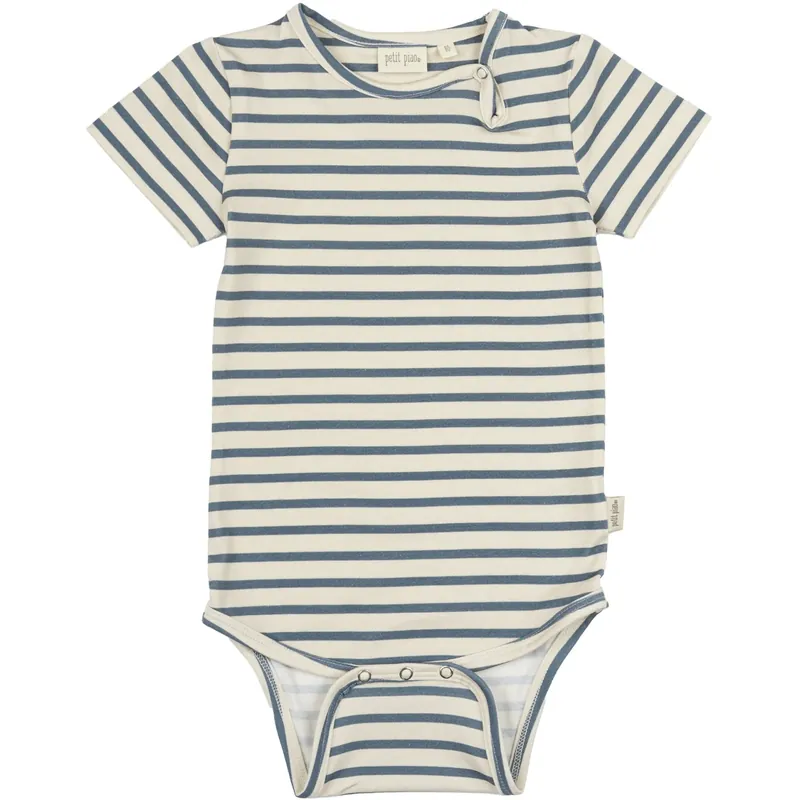 Petit Piao Blue Mirage Body S/S Sum Printed Kundfavorit