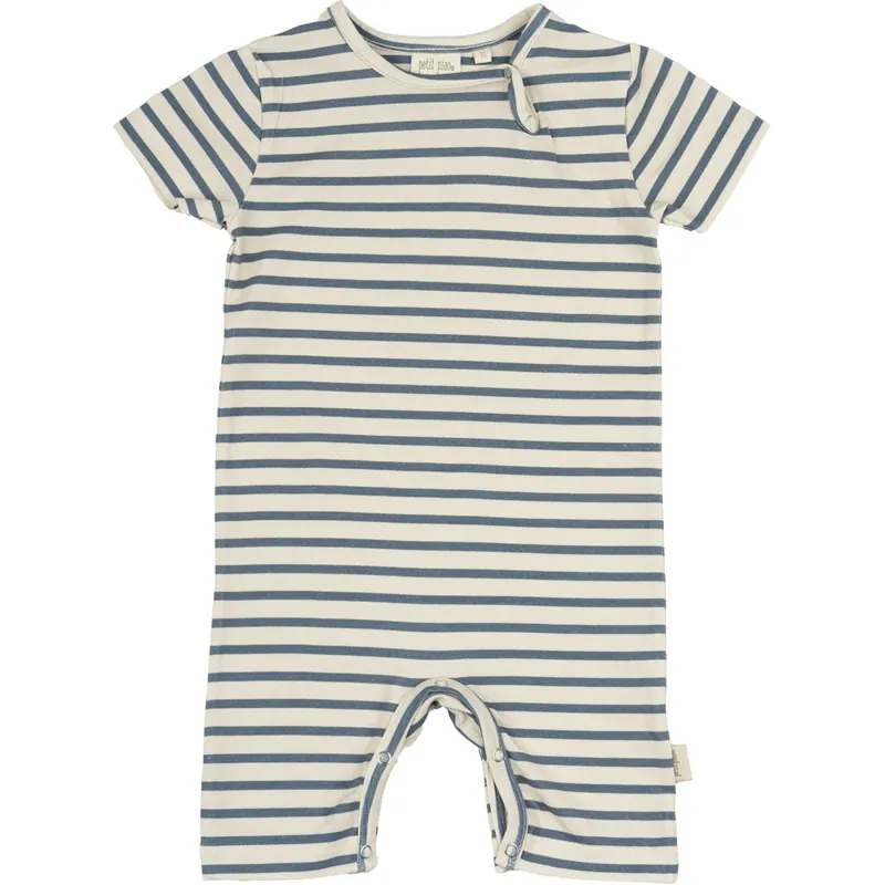 Billigare Petit Piao Blue Mirage Sommar Kostym S/S Sum Printed