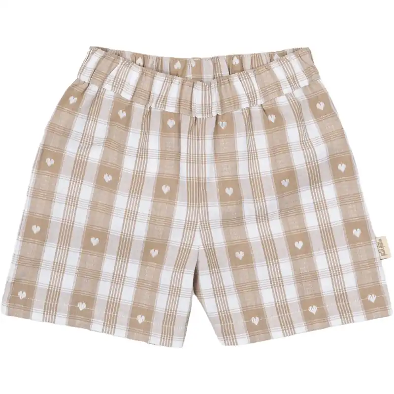 Petit Piao Off White Heart Shorts Boxy Woven Erbjudande