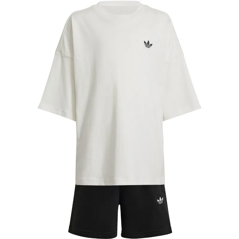 Erbjudande adidas Originals White/Black Lk Dy Mm Shorts Set