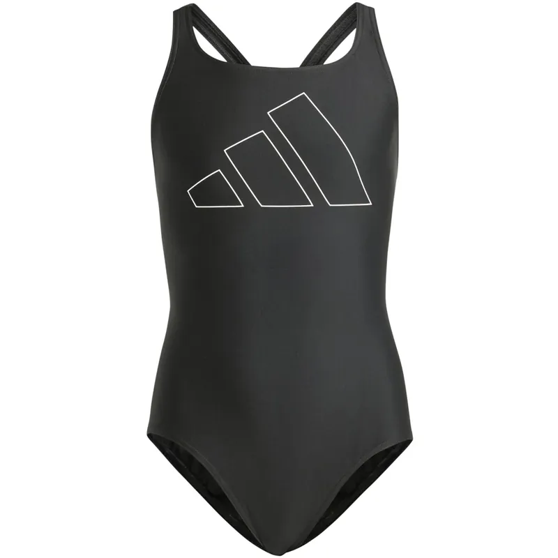 Trygg betalning adidas Originals Black/White Big Bars Baddräkt G