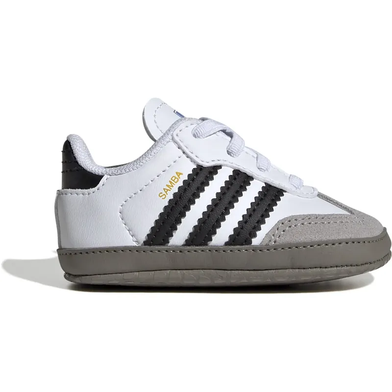 adidas Originals Ftwr White/Core Black/Clear Granite Samba Crib Sneakers Säker betalning