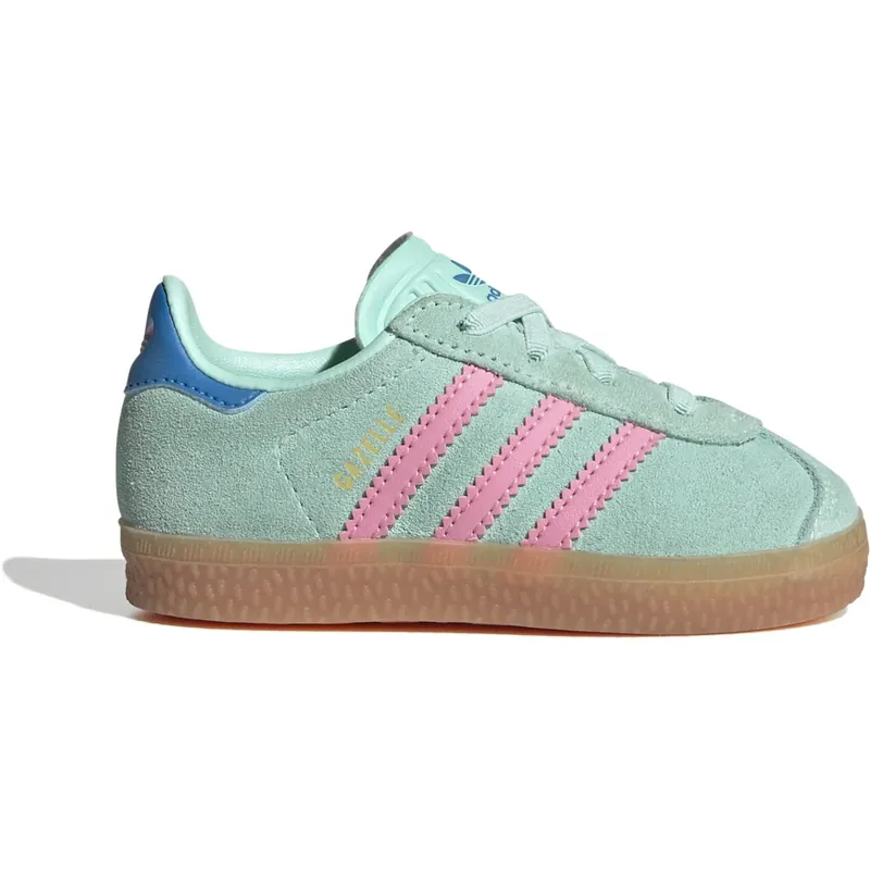 adidas Originals Clear Mint/Bliss Pink/Bright Blue Gazelle Cf El I Sneakers Säker betalning