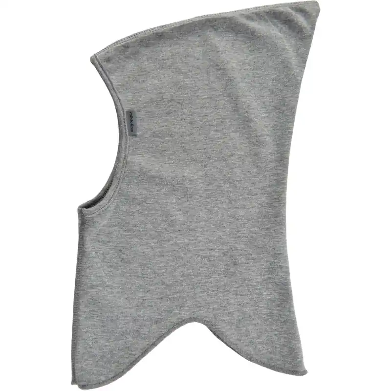 Mikk-Line Light Grey Melange Bomull Balaklava Fynd
