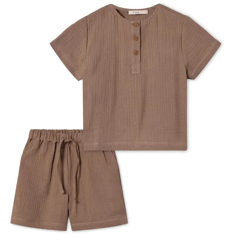 Fliink Pine Bark Cha Cha Shorts Set Beställ idag