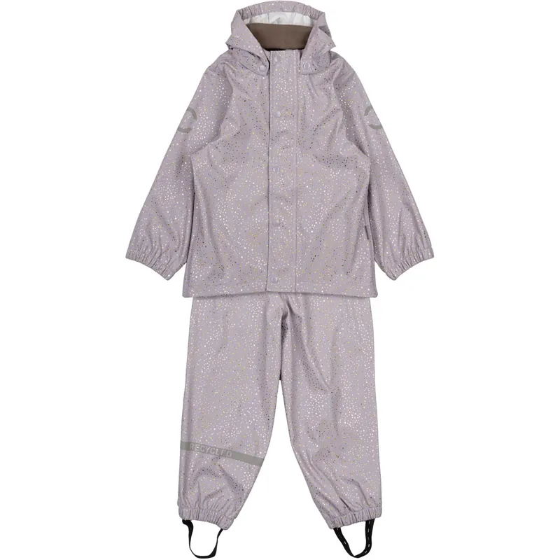 Mikk-Line Lavender Aura Seler PU Glitter Regn Set Recycled Kundfavorit