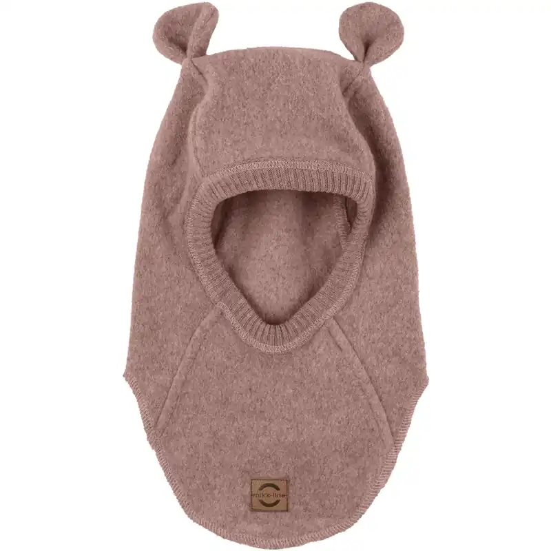 Mikk-Line Burlwood Melange Bomull Fleece Fullface Med Ører Endast idag