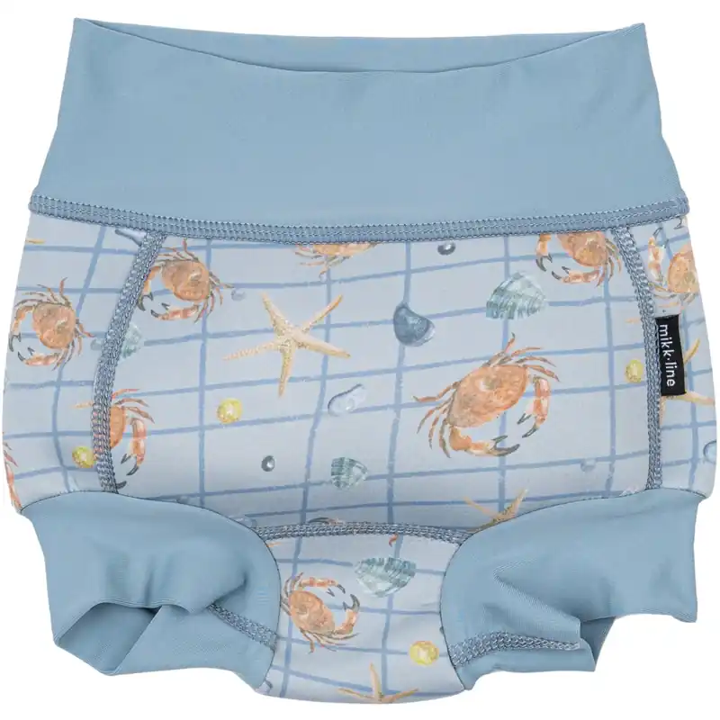 Reapris Mikk-Line Faded Denim AOP Baby Badbyxor Återvunna