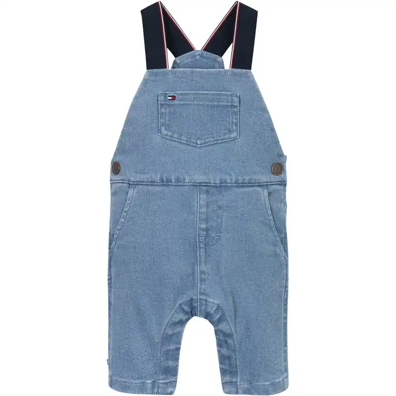 Tommy Hilfiger Denim Medium Denim Dungaree Byxor Bästa pris