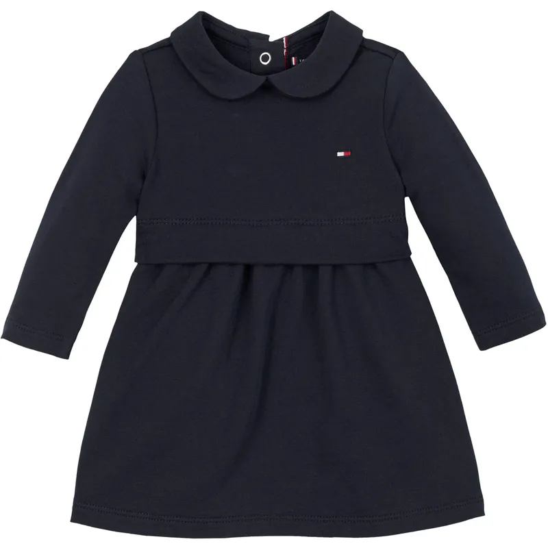 Tommy Hilfiger Dark Night Navy Essential Klänning Ls Billigare