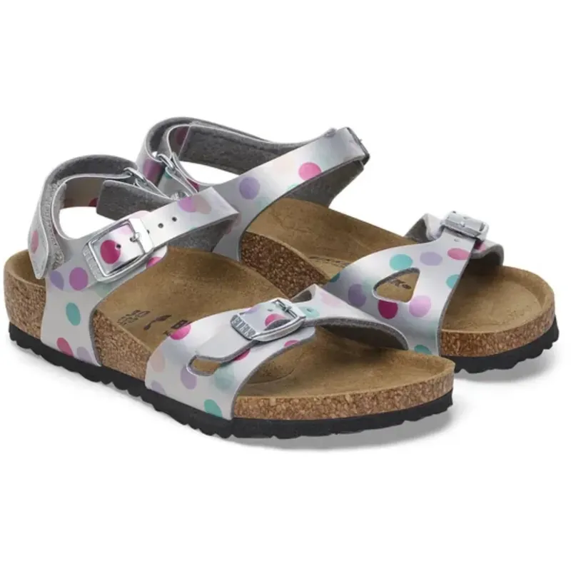 Birkenstock Rio AS Kids BF Elec. Metallic SilverDots Beställ nu