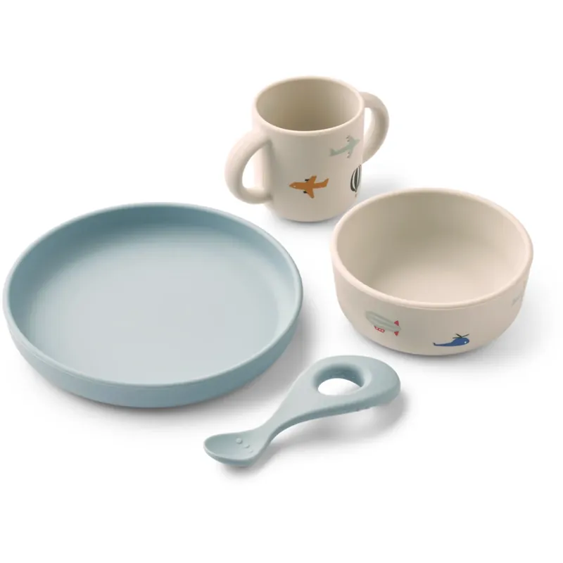 Snabb frakt LIEWOOD Aviator / Ecru Vivi Printed Servis Set