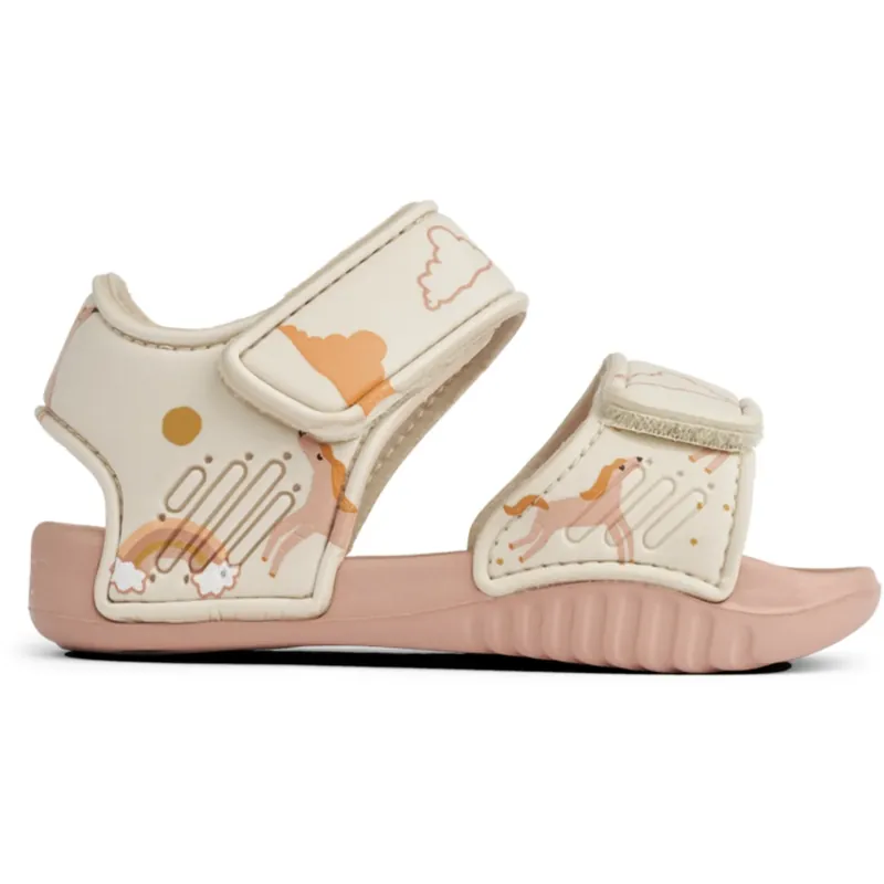 LIEWOOD Dream / Ecru Blumer Printed Sandal Erbjudandepris