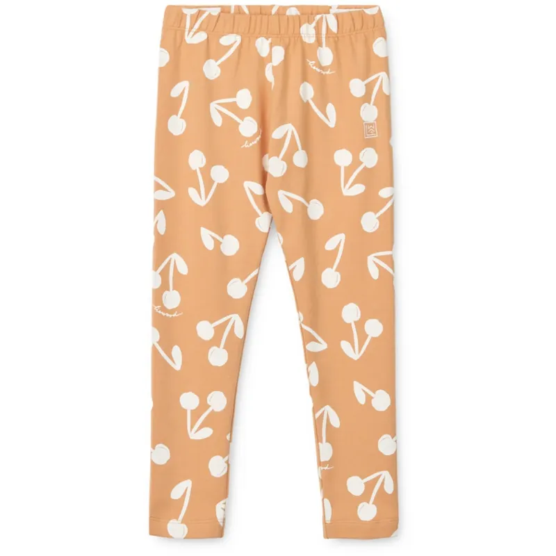 LIEWOOD Cherry Blossom / Ljus Apricot Marie Printed Leggings Nedsatt pris