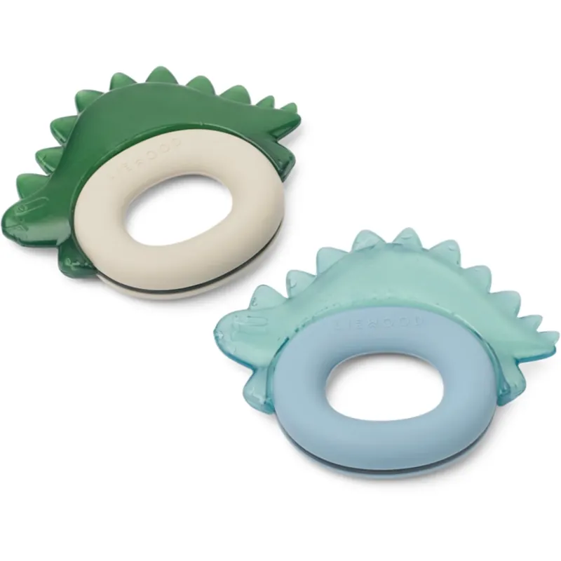 Lägg i varukorgen LIEWOOD Blue Fog Multi Mix Rita Dino Cooling Bitring 2-Pack