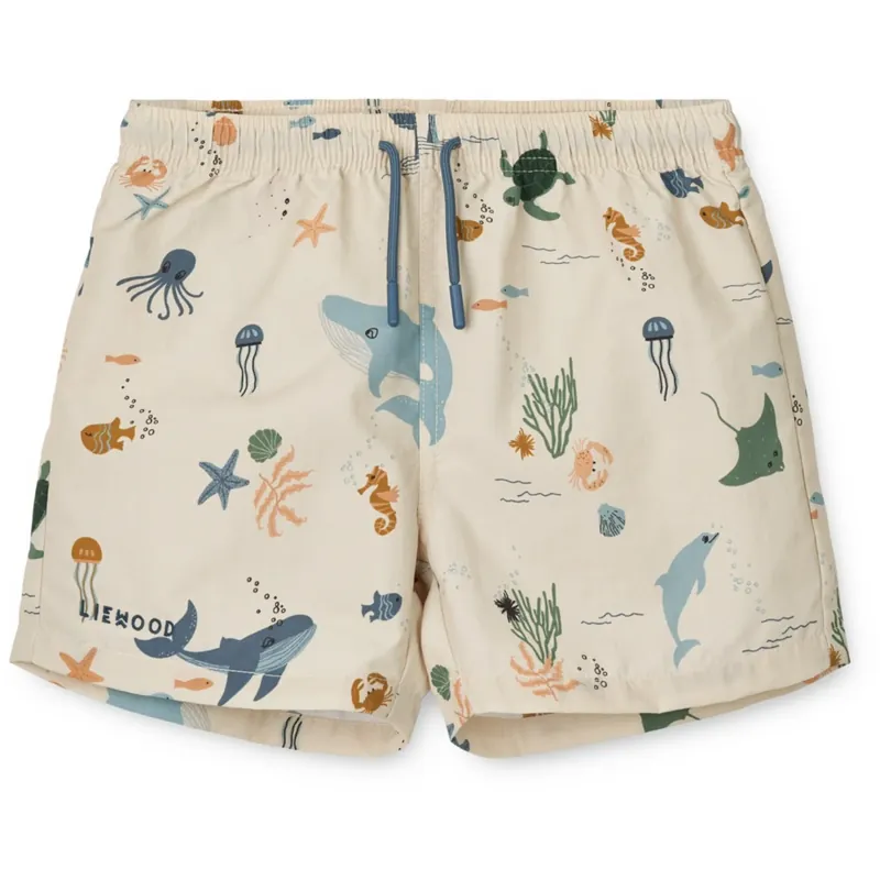 LIEWOOD Sea Creature / Sandy Aiden Printed Simshorts Endast denna vecka