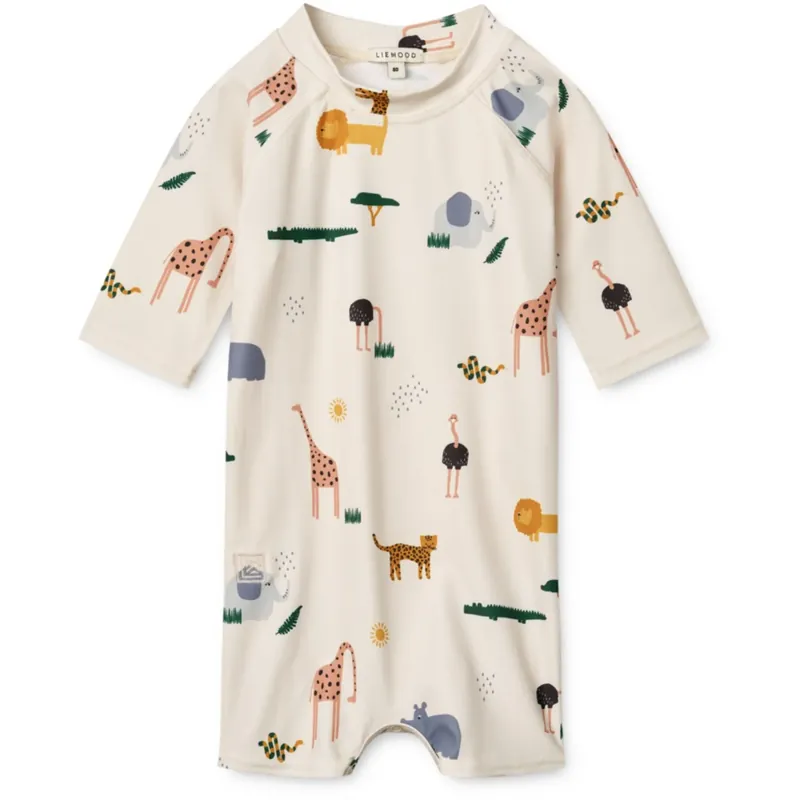 Fynd LIEWOOD Safari Sandy Mix Thor Baby Swim Byxdress