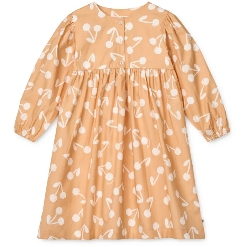 LIEWOOD Cherry Blossom / Ljus Apricot Ariana Printed Klänning Lågt pris