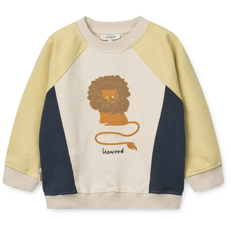 Begränsat erbjudande LIEWOOD Circus Lion / Sandy Aude Placement Sweatshirt