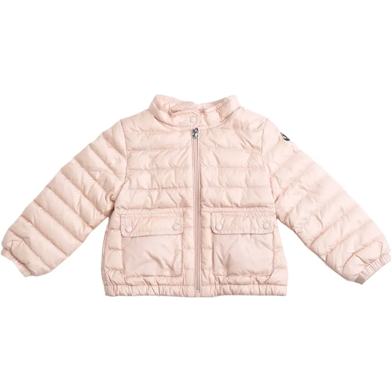Rabatt Moncler Ljus Pink Lans Jacka