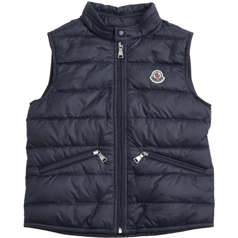 Säker betalning Moncler Navy Gui Väst