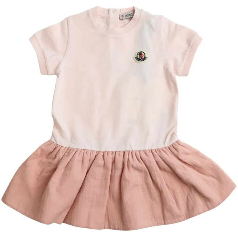 Moncler Light Pink Klänning Kundfavorit