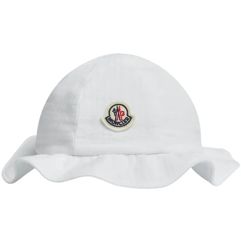 Moncler White Hink Mössa Outlet