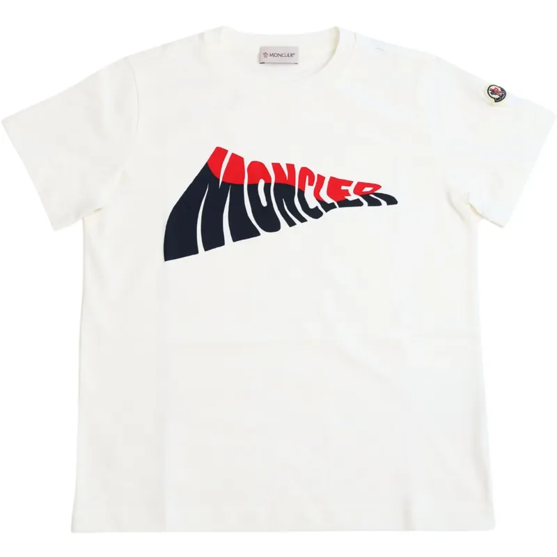 Moncler Natural T-Skjorta Billig