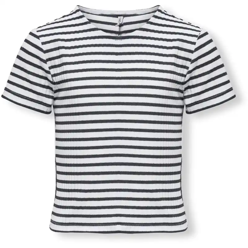 kids ONLY Night Sky Horizontal Cloud Dancer Nella Striped O-Neck T-Shirt Noos Begränsat erbjudande