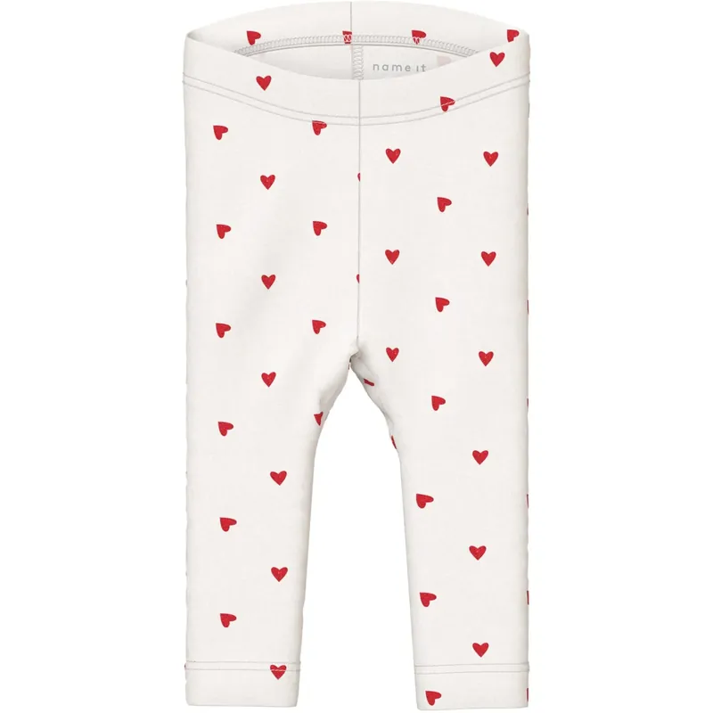 Billigare Name It Cloud Dancer Dheart Leggings