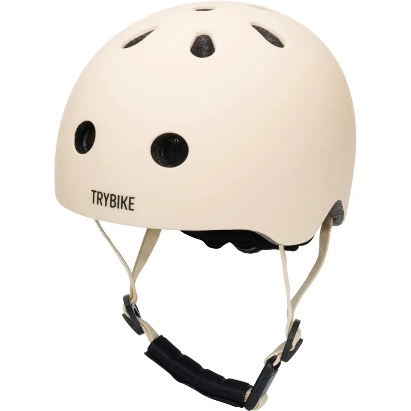 Trybike Cream Cykelhjälm Med retrolook Snabb leverans