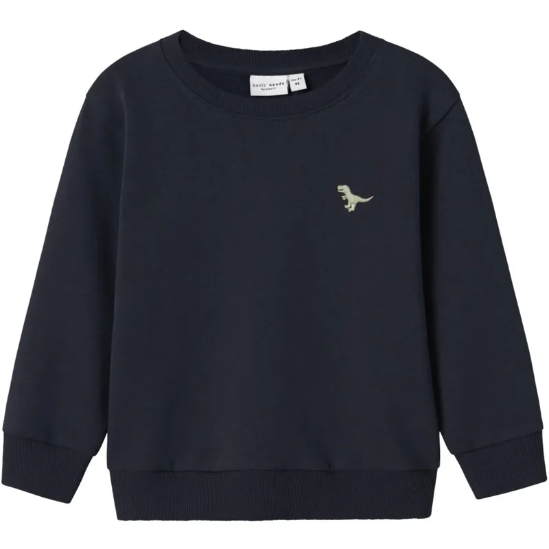 Name It Dark Sapphire Dino Vallen Regular Sweatshirt I lager