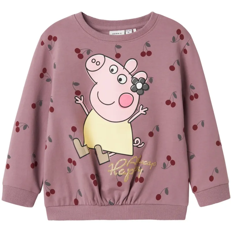 Beställ idag Name It Elderberry Damma Peppa Pig Regular Sweatshirt