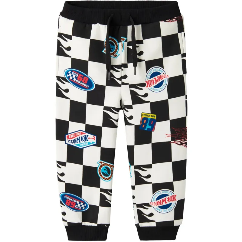 Reapris Name It Black Drewy Hot Wheels Regular Sweatpants
