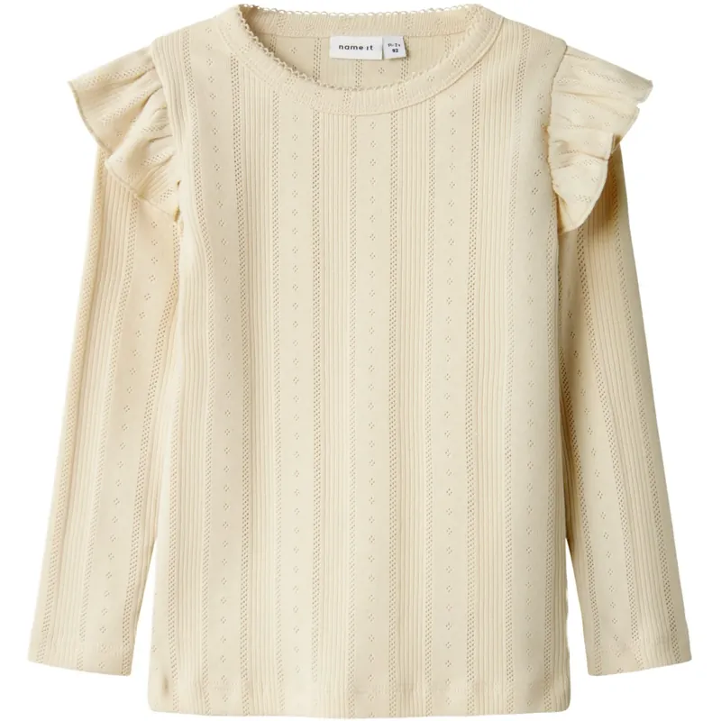 Name It Summer Sand Julia Slim Blus Noos Begränsat erbjudande