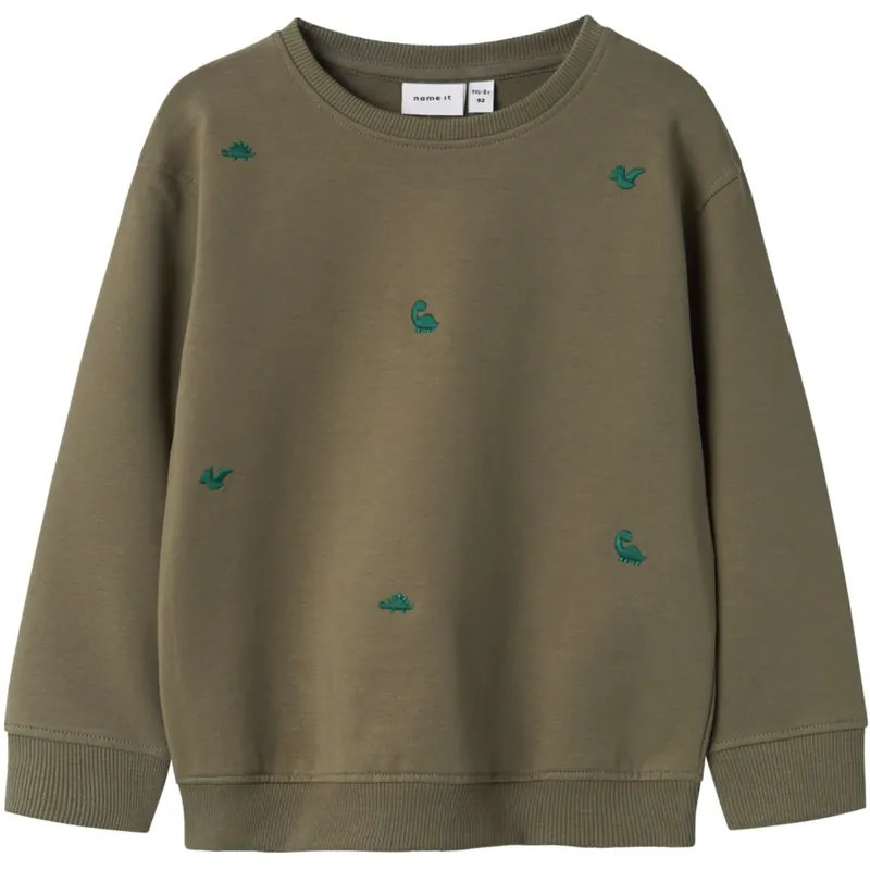 Populär Name It Dusty Olive Ben Regular Sweatshirts