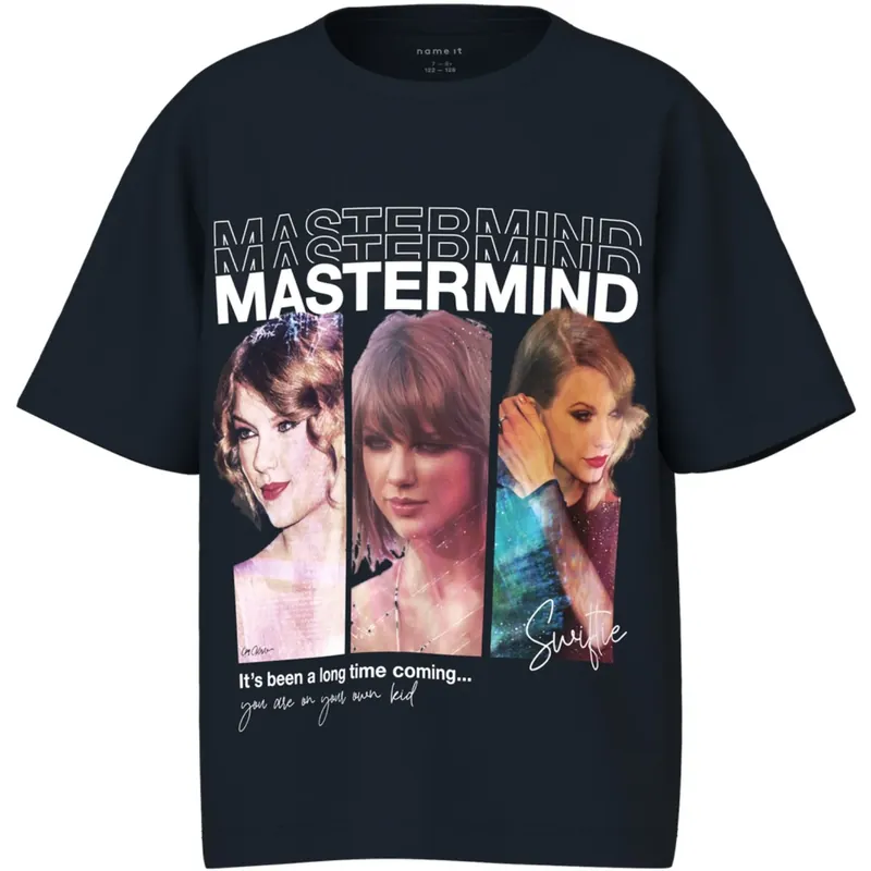 Erbjudande Name It Black Fidah Celebrity Icons Regular T-Shirt